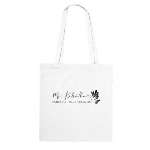 Ms. Kibuthu Classic Tote Bag White